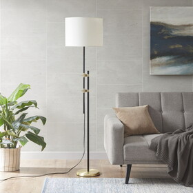 Asymmetrical Adjustable Height Metal Floor Lamp B03595710