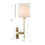Metal Wall Sconce with Cylinder Shade, Set of 2 B03595712