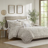 Cotton Comforter Mini Set taupe, Cotton