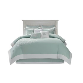 Comforter Set Aqua, Cotton