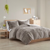 Shaggy Long Fur Comforter Mini Set B03595899