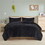 Shaggy Long Fur Comforter Mini Set B03595935