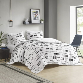Riku Clip Jacquard Comforter Set B03595996