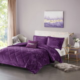 Felicia Velvet Duvet Cover Set B03596074