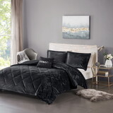 Felicia Velvet Duvet Cover Set B03596080