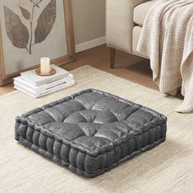 Azza Poly Chenille Square Floor Pillow Cushion B03596303