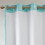Total Blackout Metallic Print Grommet Top Curtain Panel(Only 1 pc Panel) B03596324