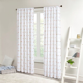 Pom Pom Embellished Curtain Panel(Only 1 pc Panel) B03596341
