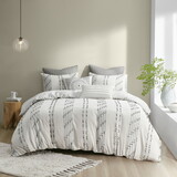 3 Piece Cotton Jacquard Duvet Cover Set B03596506