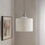 Pacific Metal Pendant with Drum Shade B03596560