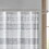 Cody Cotton Stripe Printed Shower Curtain with Tassel B03596666