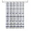 Cody Cotton Stripe Printed Shower Curtain with Tassel B03596666