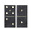 Two Black Dominos 2-piece Canvas Wall Art Set B03596687