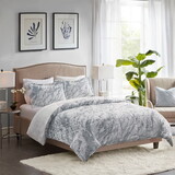 Marble Faux Fur Comforter Set B03597135