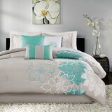 Comforter Set Aqua, Polyester