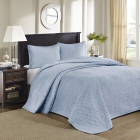 Reversible Bedspread Set Blue King B03597409