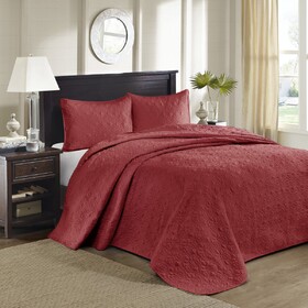 Reversible Bedspread Set Red King B03597458