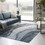 Grace Abstract Wave Area Rug B03597940