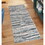 Riley Watercolor Abstract Stripe Woven Area Rug B03597995