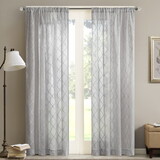 Diamond Sheer Window Curtain Panel(Only 1 pc Panel) B03598030