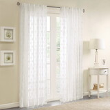 Sheer Embroidered Window Curtain(Only 1 pc Panel) B03598048