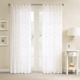 Sheer Embroidered Window Curtain(Only 1 pc Panel) B03598049