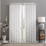 Diamond Sheer Window Curtain Panel(Only 1 pc Panel) B03598054