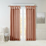 Twist Tab Lined Window Curtain Panel(Only 1 pc Panel) B03598083