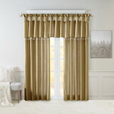 Twist Tab Lined Window Curtain Panel(Only 1 pc Panel) B03598092