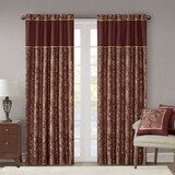 Jacquard Curtain Panel Pair(2 pcs Window Panels) B03598093