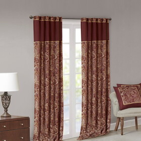 Jacquard Curtain Panel Pair(2 pcs Window Panels) B03598094