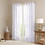 Grommet Top Sheer Bird on Branches Burnout Window Curtain(Only 1 pc Panel) B03598101