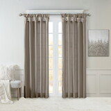 Twist Tab Lined Window Curtain Panel(Only 1 pc Panel) B03598109