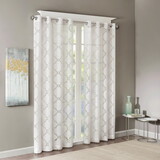 Fretwork Burnout Sheer Curtain Panel(Only 1 pc Panel) B03598122