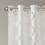 Fretwork Burnout Sheer Curtain Panel(Only 1 pc Panel) B03598123