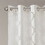 Fretwork Burnout Sheer Curtain Panel(Only 1 pc Panel) B03598124