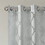 Fretwork Burnout Sheer Curtain Panel(Only 1 pc Panel) B03598128