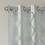 Fretwork Burnout Sheer Curtain Panel(Only 1 pc Panel) B03598129