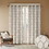 Metallic Geo Embroidered Curtain Panel(Only 1 pc Panel) B03598137