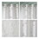 Palm Leaf Burnout Window Sheer B03598145