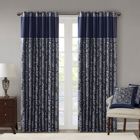 Jacquard Curtain Panel Pair(2 pcs Window Panels) B03598176