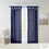 Twist Tab Lined Window Curtain Panel(Only 1 pc Panel) B03598204