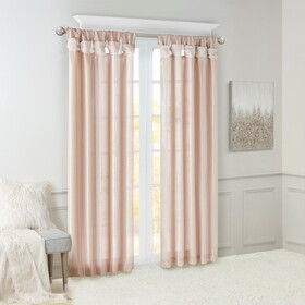 Twist Tab Lined Window Curtain Panel(Only 1 pc Panel) B03598209