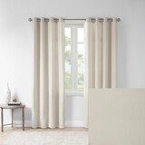 Solid Piece Dyed Grommet Top Curtain Panel(Only 1 pc Panel) B03598250