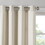 Solid Piece Dyed Grommet Top Curtain Panel(Only 1 pc Panel) B03598250