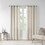 Solid Piece Dyed Grommet Top Curtain Panel B03598251