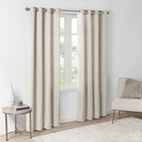 Solid Piece Dyed Grommet Top Curtain Panel(Only 1 pc Panel) B03598252