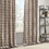 Plaid Rod Pocket and Back Tab Curtain Panel with Fleece Lining(Only 1 pc Panel) B03598257