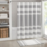 Spa Waffle Shower Curtain with 3M Treatment B03598578