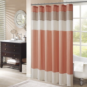 Amherst Faux Silk Shower Curtain B03598585